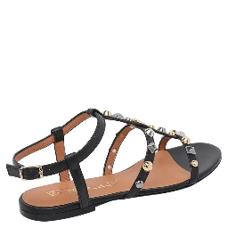 Via Roma 15 Sandals Black