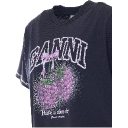 GANNI T-shirts and Polos Blue