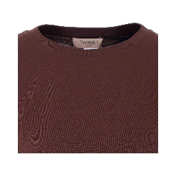 Twin-set T-shirts and Polos Brown
