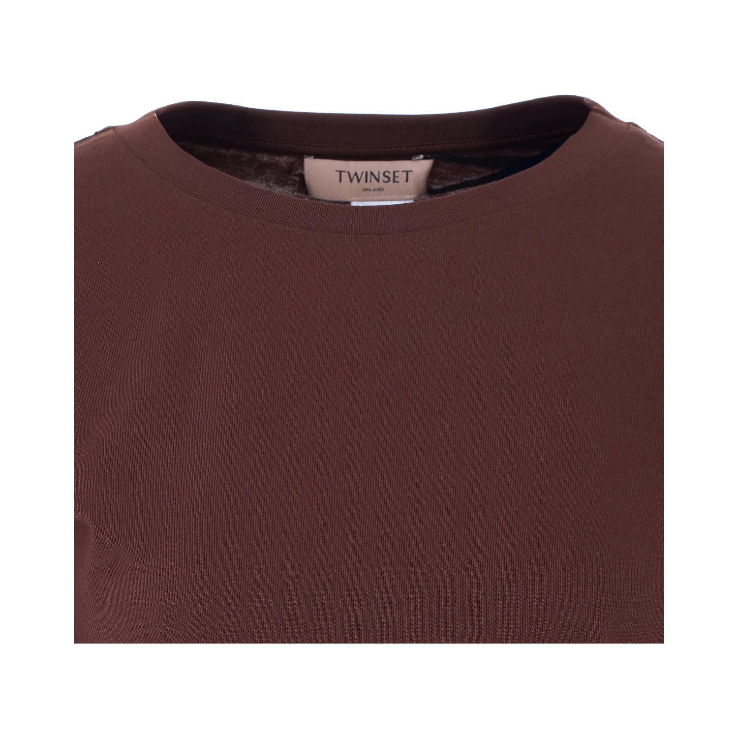Twin-set T-shirts and Polos Brown