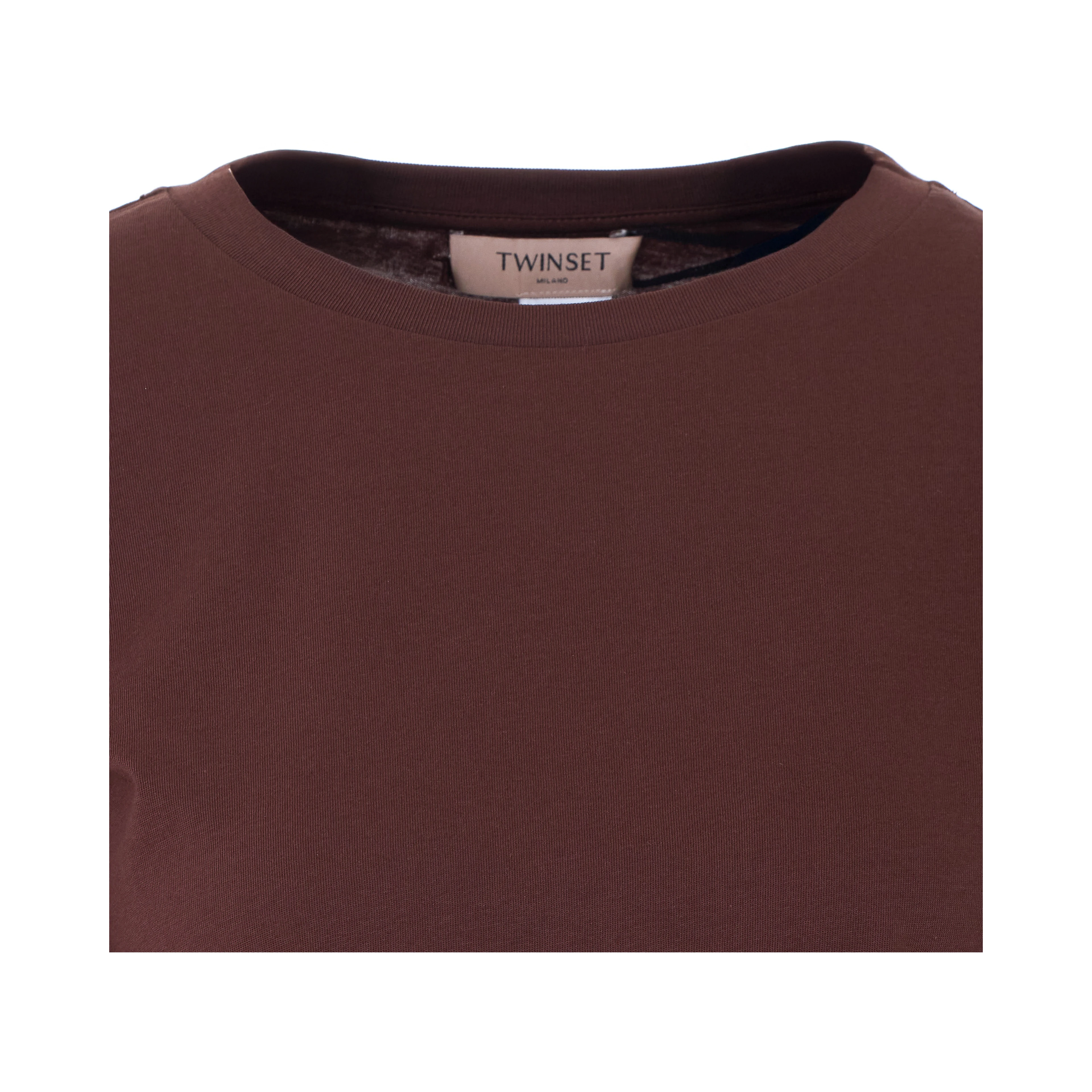 Twin-set T-shirts and Polos Brown