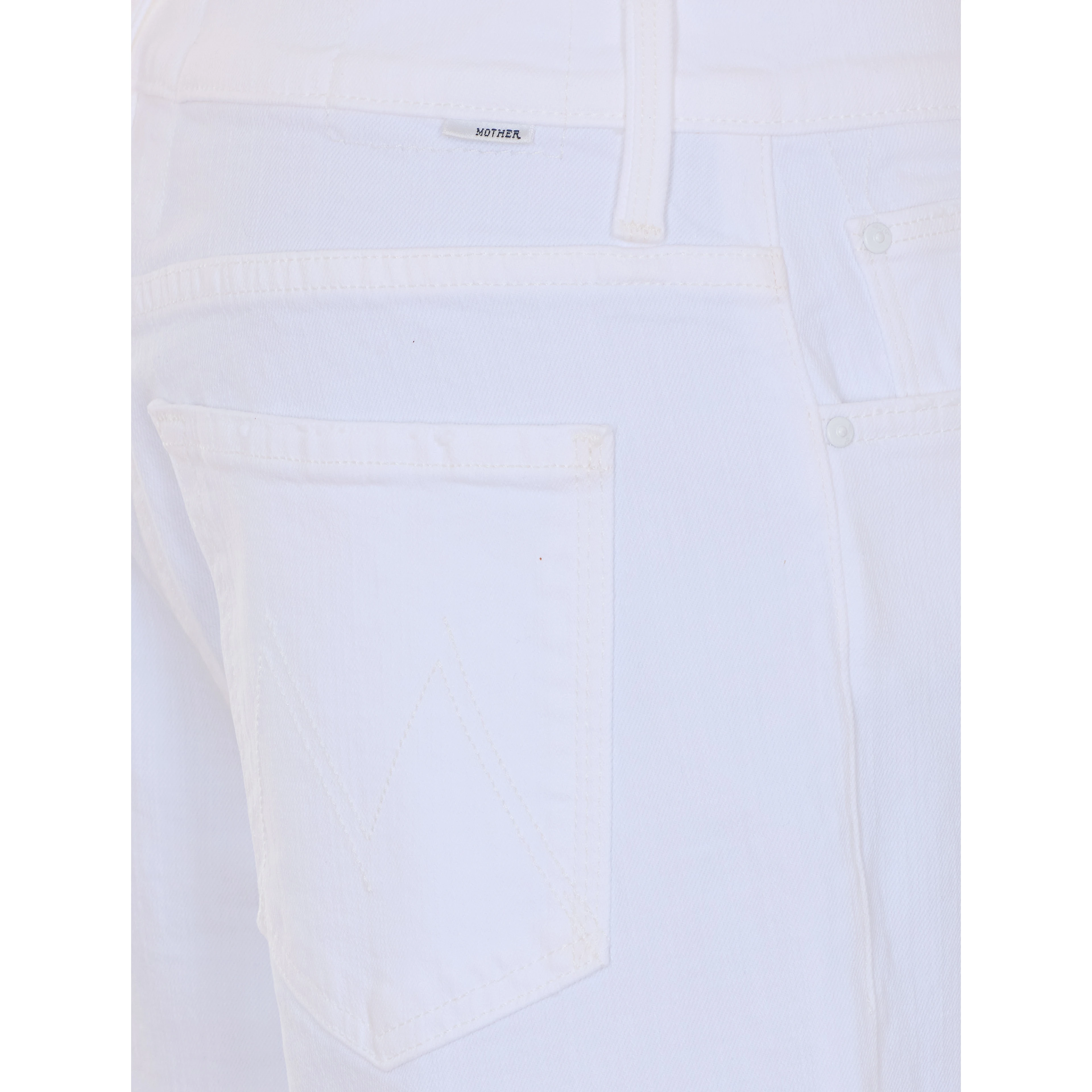 Mother Jeans White
