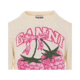 GANNI Sweaters White