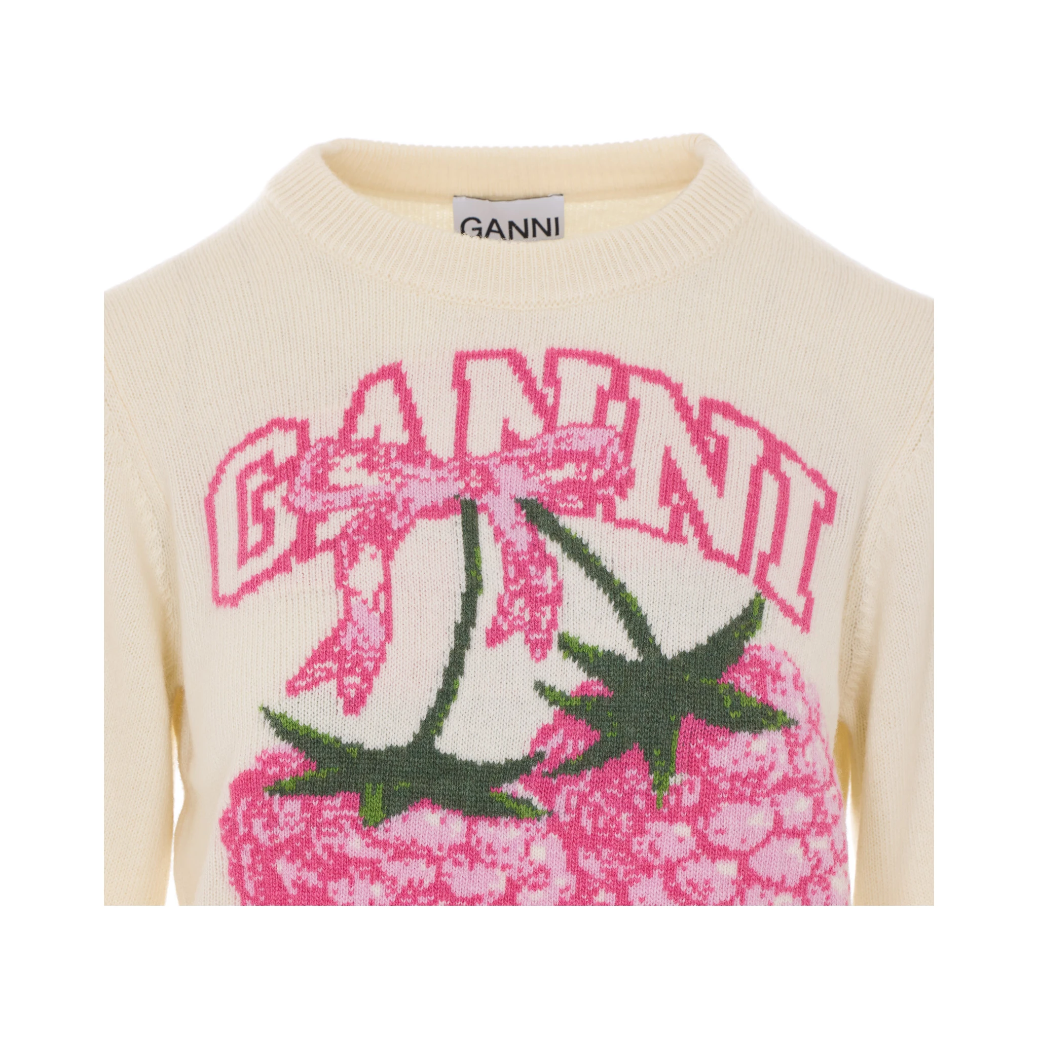 GANNI Sweaters White