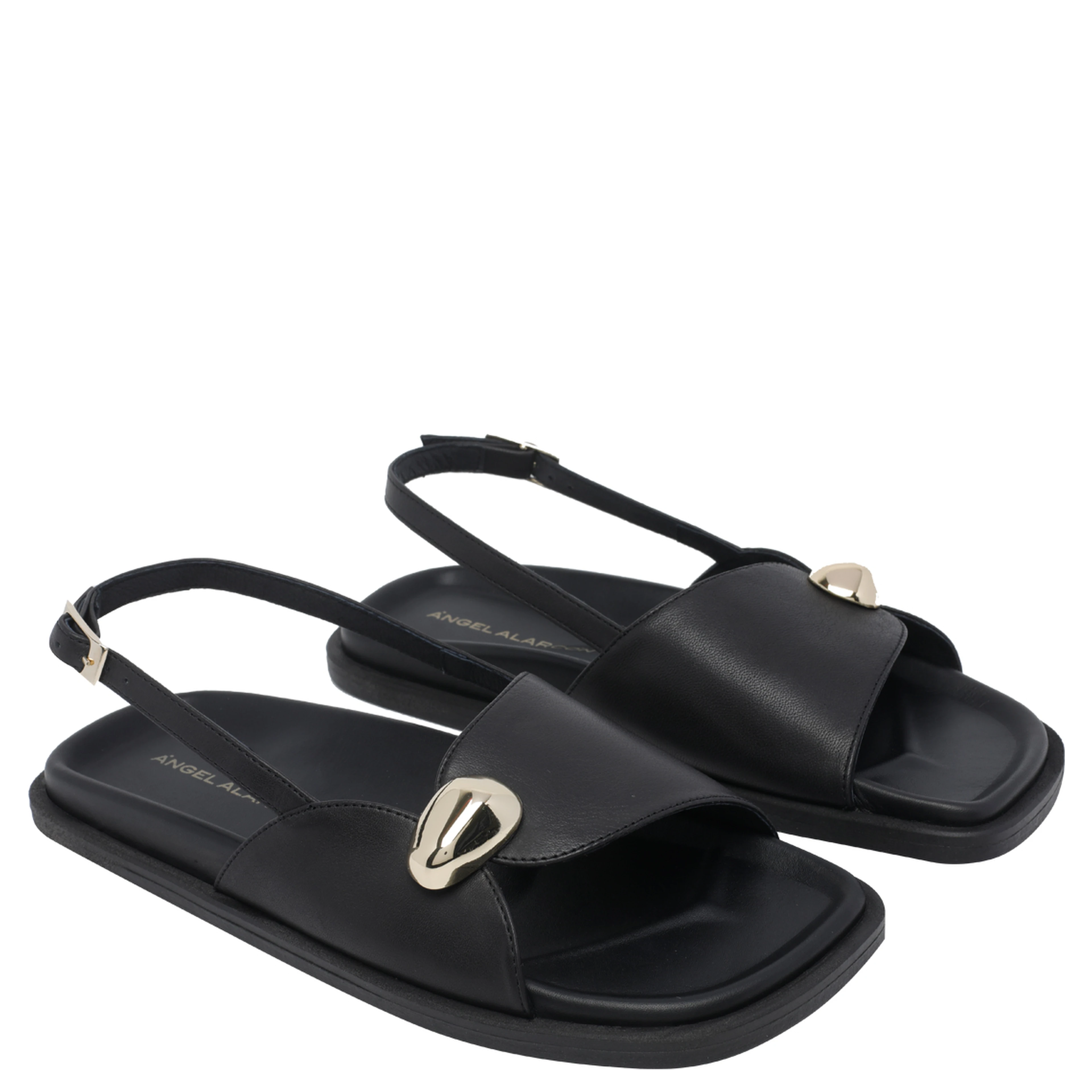 ANGEL ALARCON Sandals Black