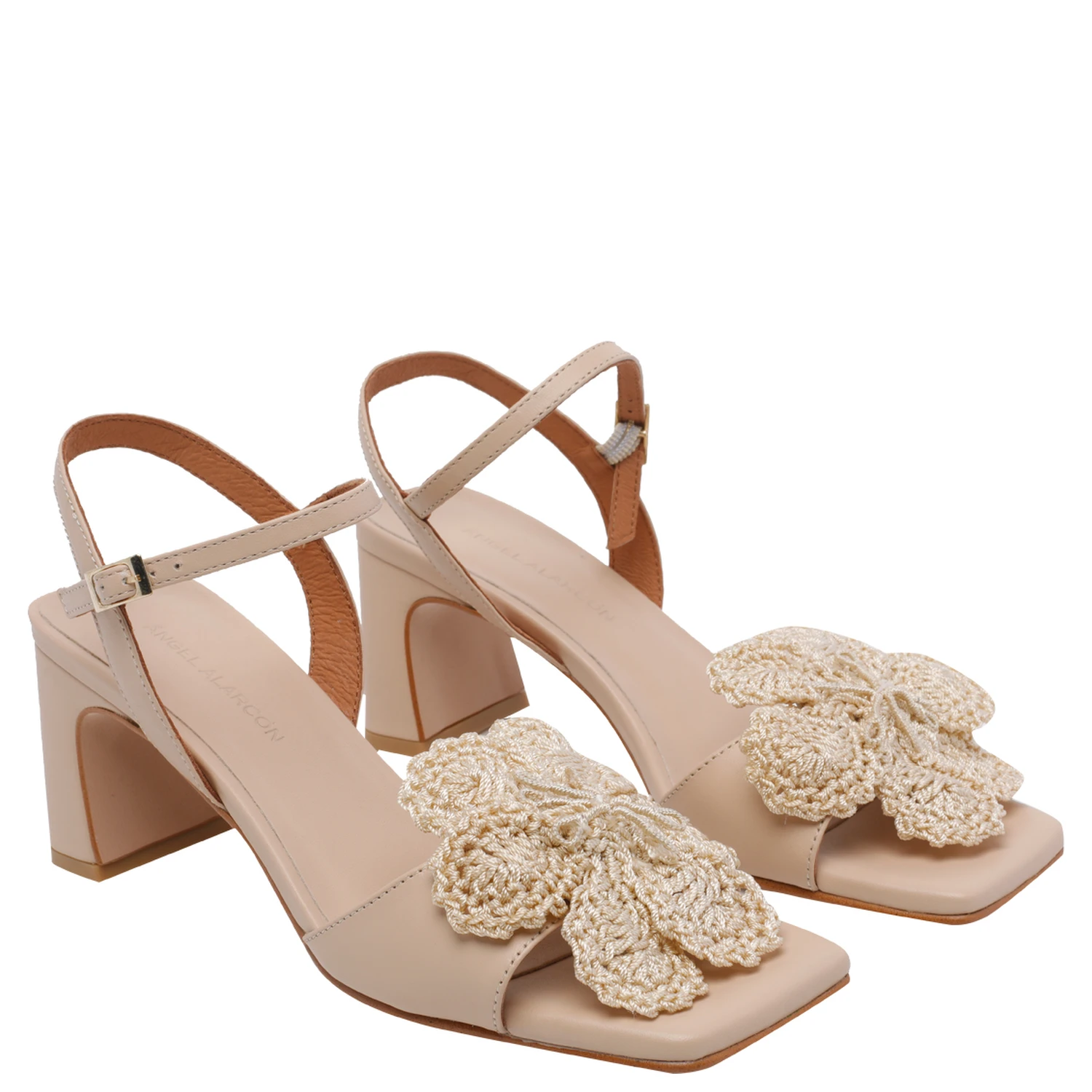 ANGEL ALARCON Sandals Beige
