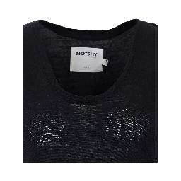 NOT SHY Top Black