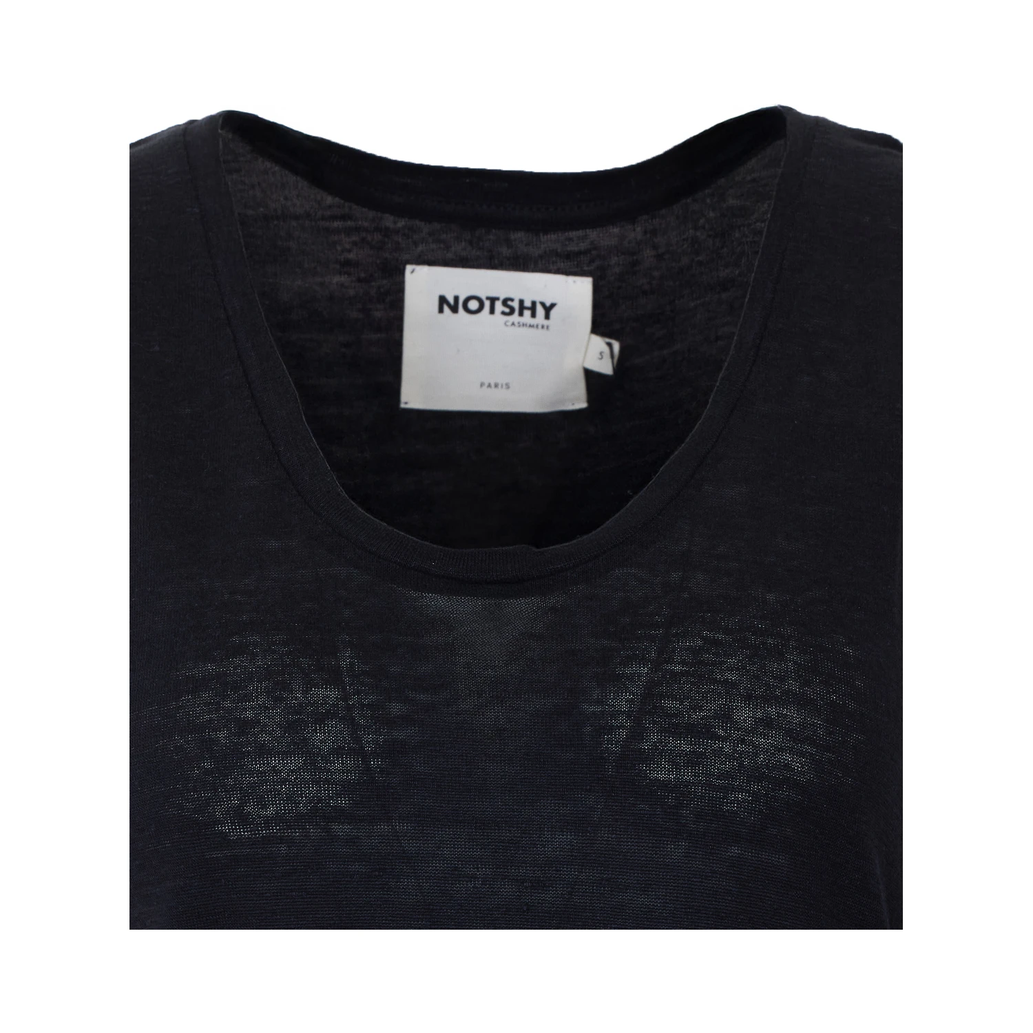 NOT SHY Top Black