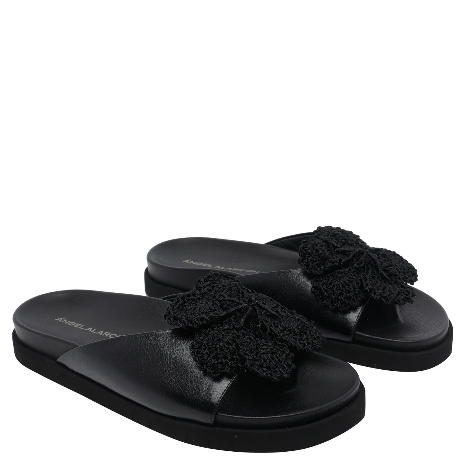 ANGEL ALARCON Sandals Black