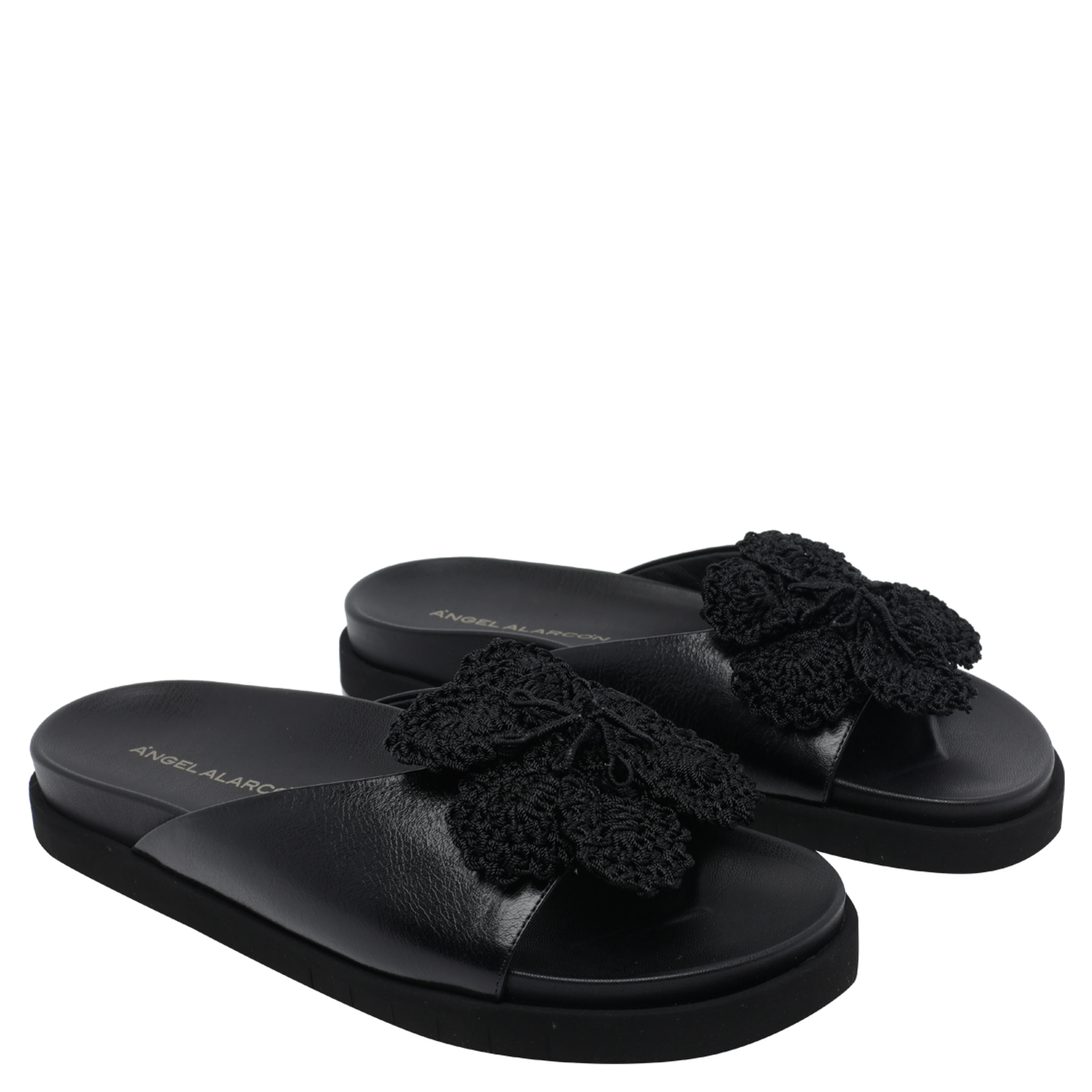 ANGEL ALARCON Sandals Black