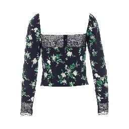 بلوزة سوداء من دولتشي آند غابانا