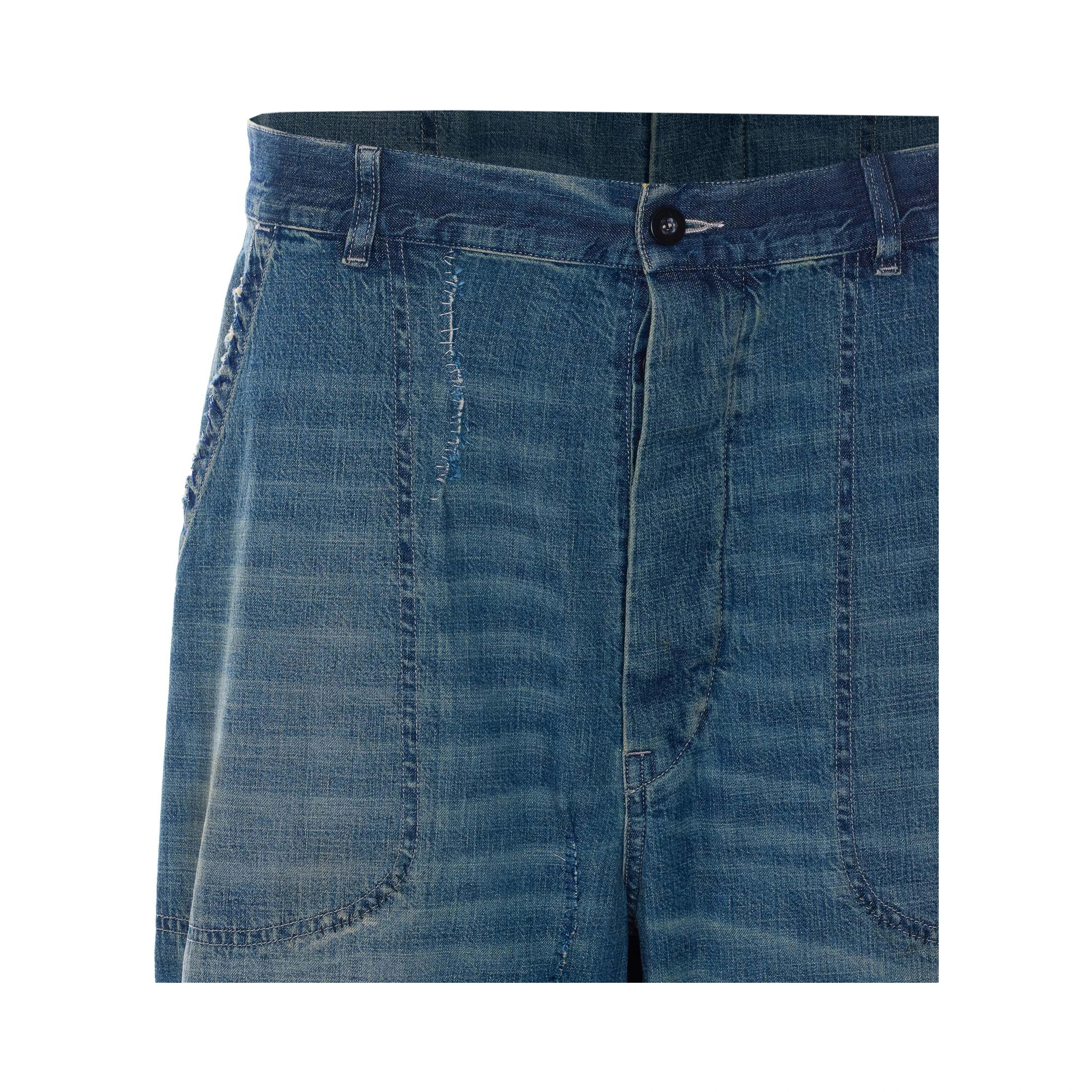 Maison Margiela Trousers Blue