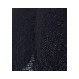 طقم ملابس علوية أسود مكون من قطعتين