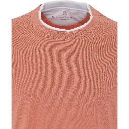 Brunello Cucinelli T-shirts and Polos Orange