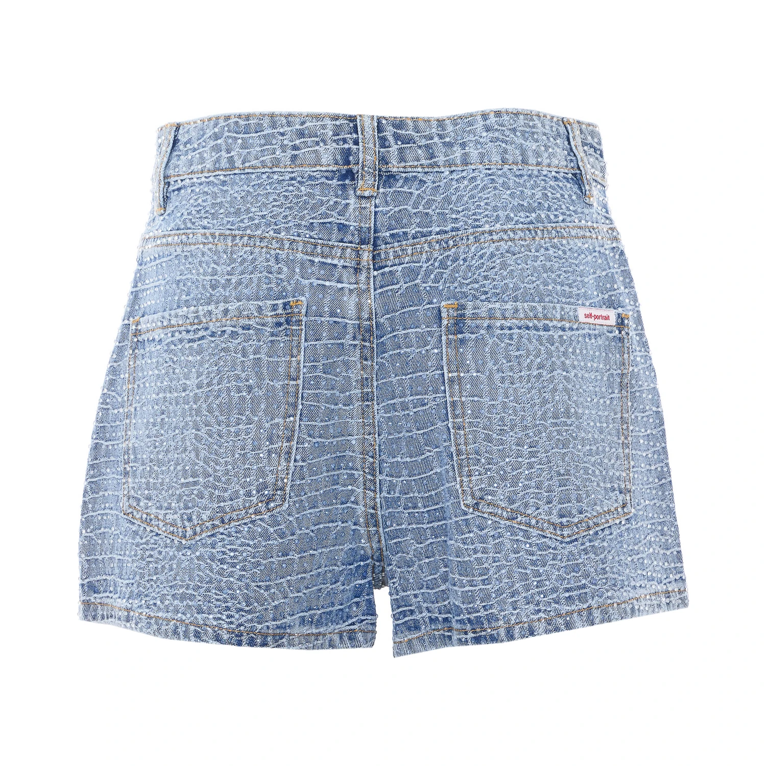 SELF PORTRAIT Shorts Blue