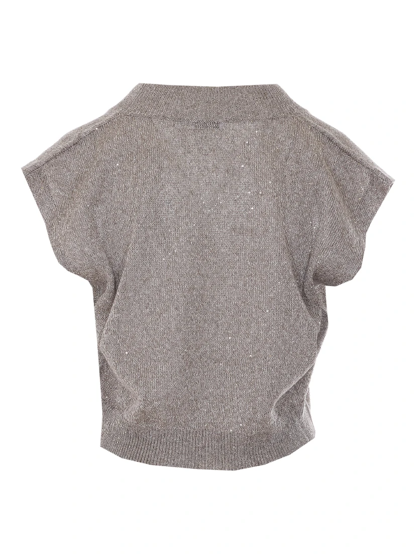 سترات برونيلو كوتشينيللي باللون البيج