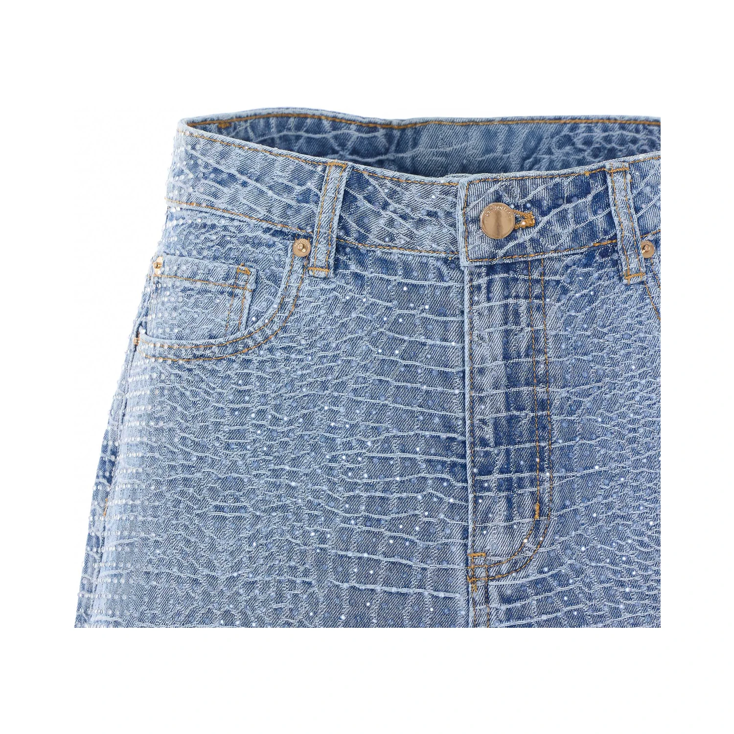 SELF PORTRAIT Shorts Blue