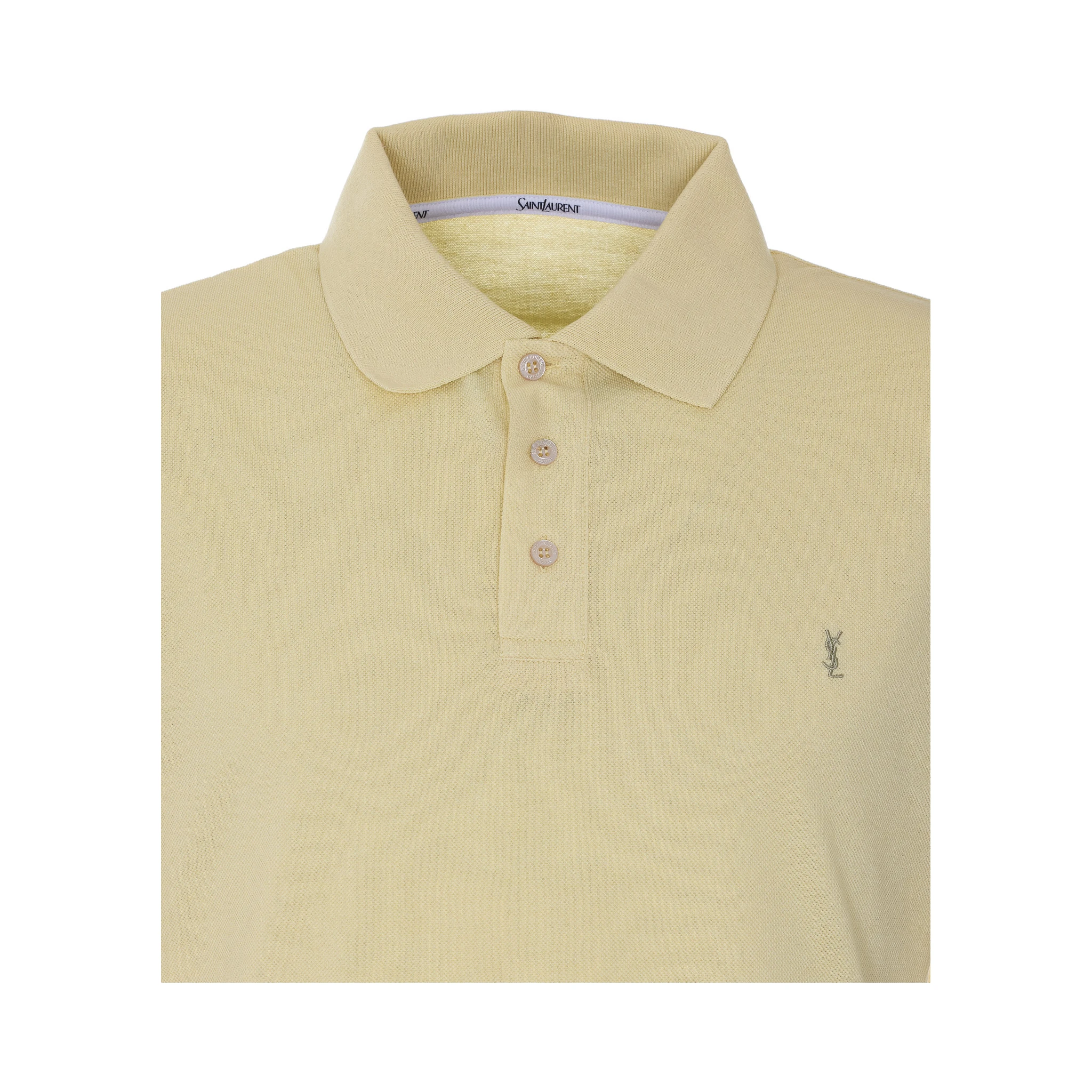 Saint Laurent T-shirts and Polos Yellow
