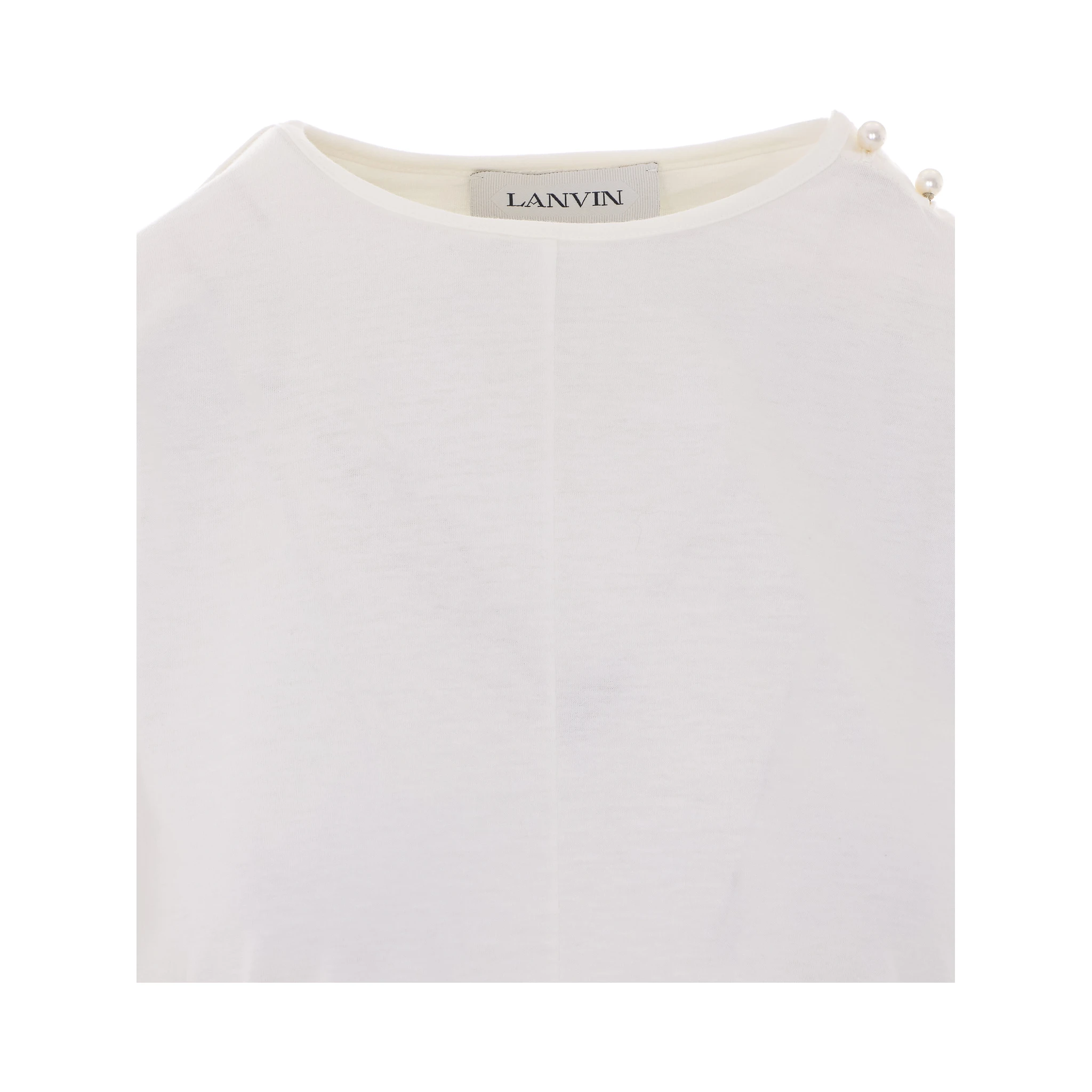 تيشيرتات وبولو بيضاء من لانفين