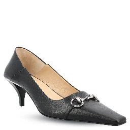 حذاء غوتشي أسود بكعب