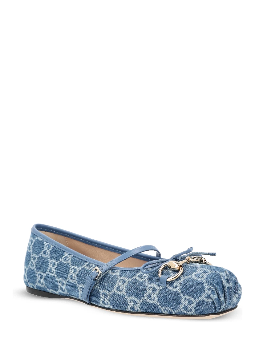 Gucci Flat shoes Clear Blue