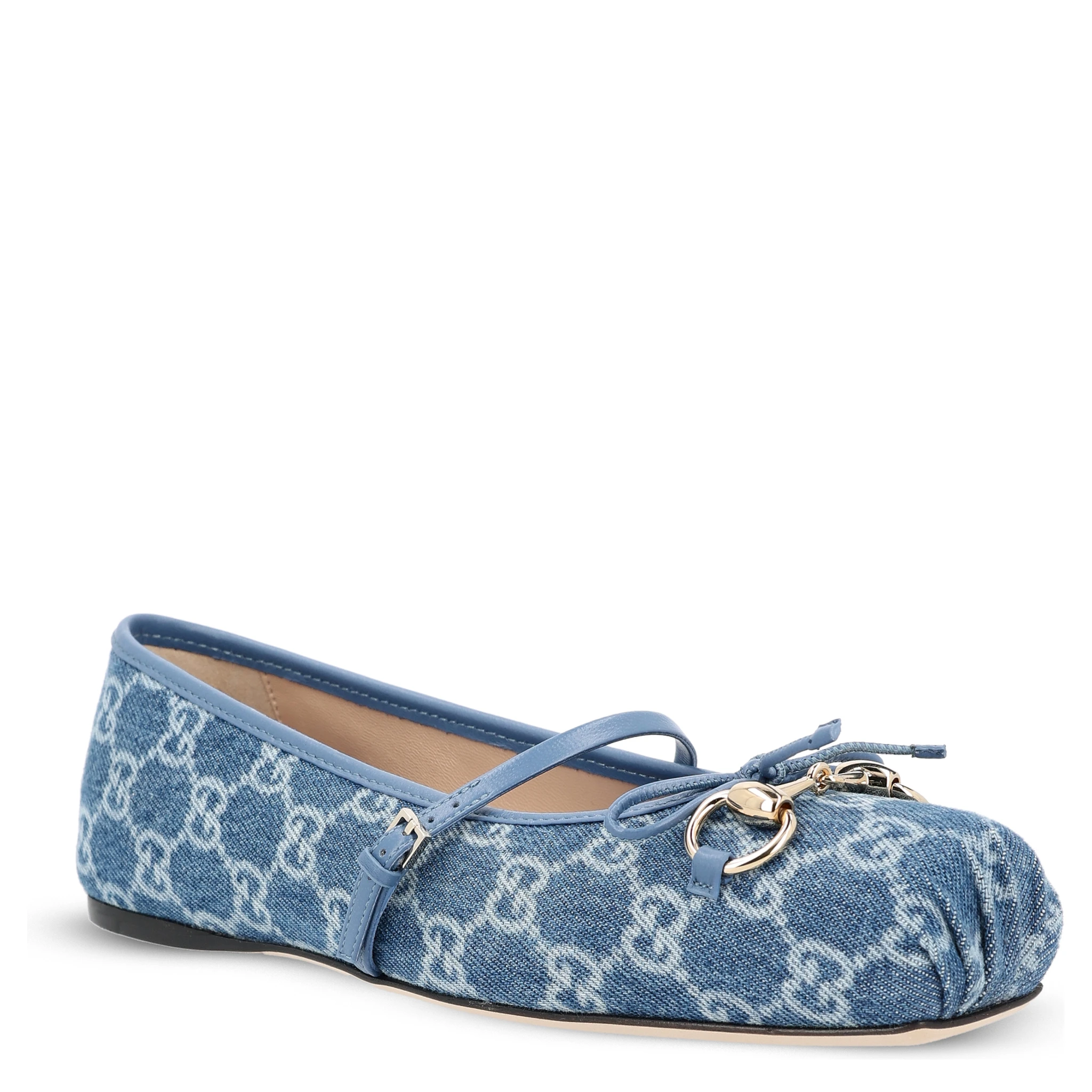 Gucci Flat shoes Clear Blue