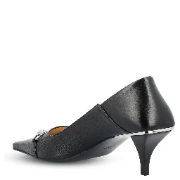 حذاء غوتشي أسود بكعب