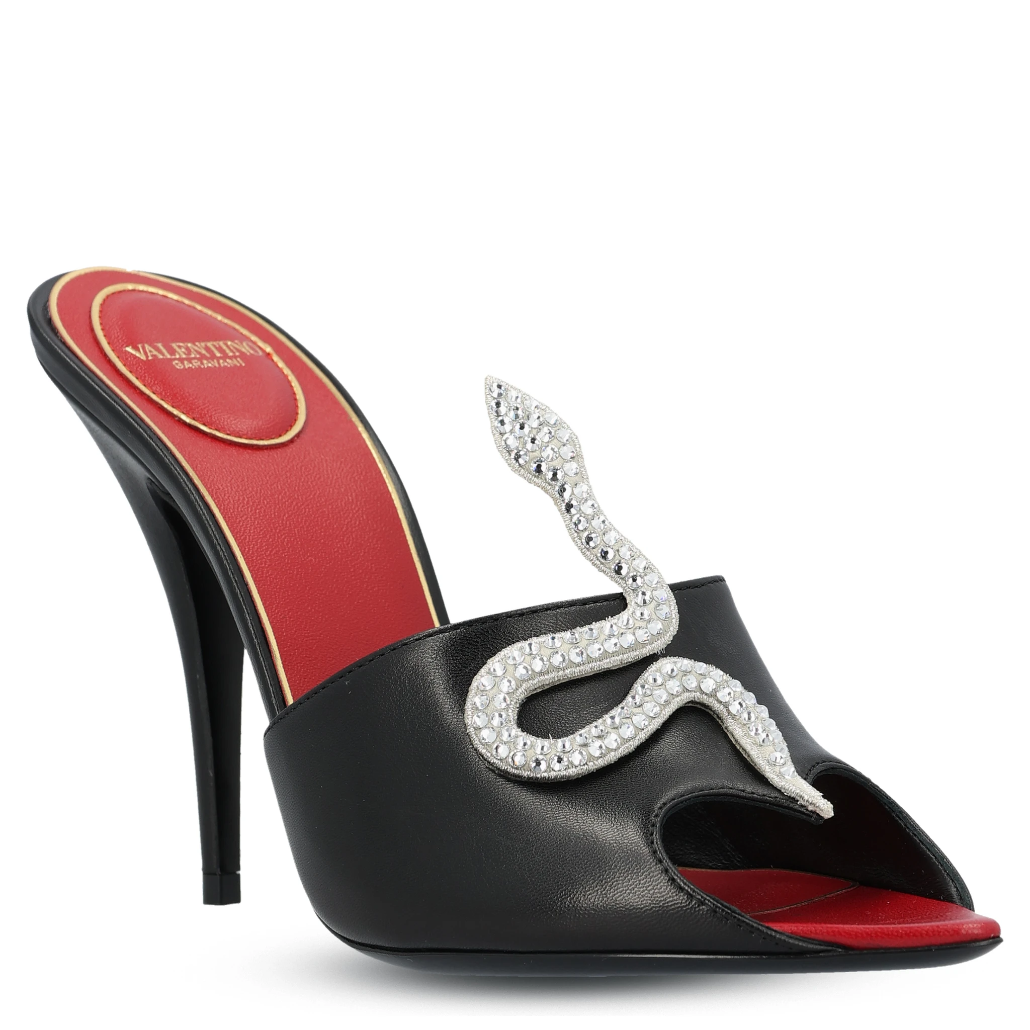 صندل فالنتينو غارافاني أسود