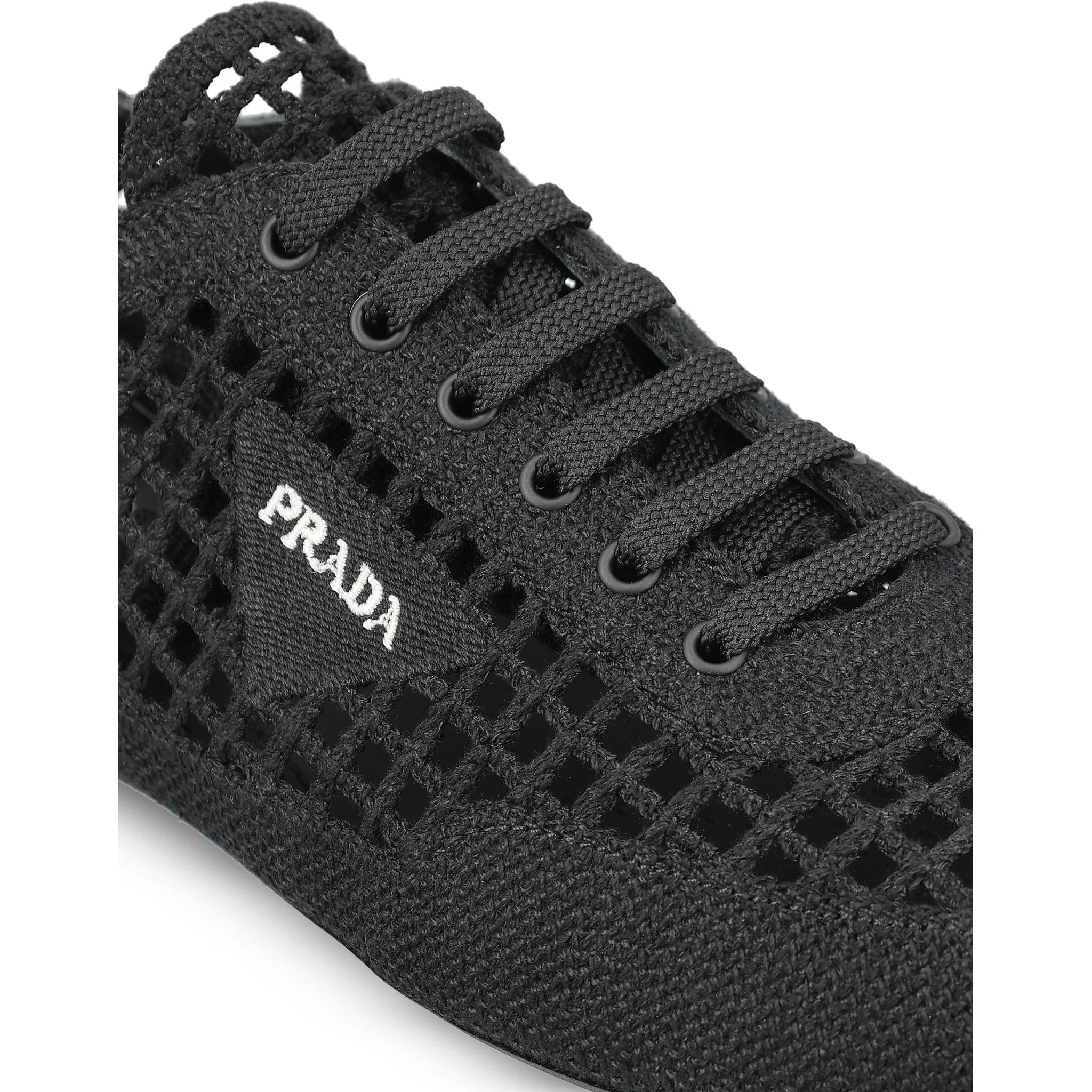 حذاء رياضي أسود من برادا