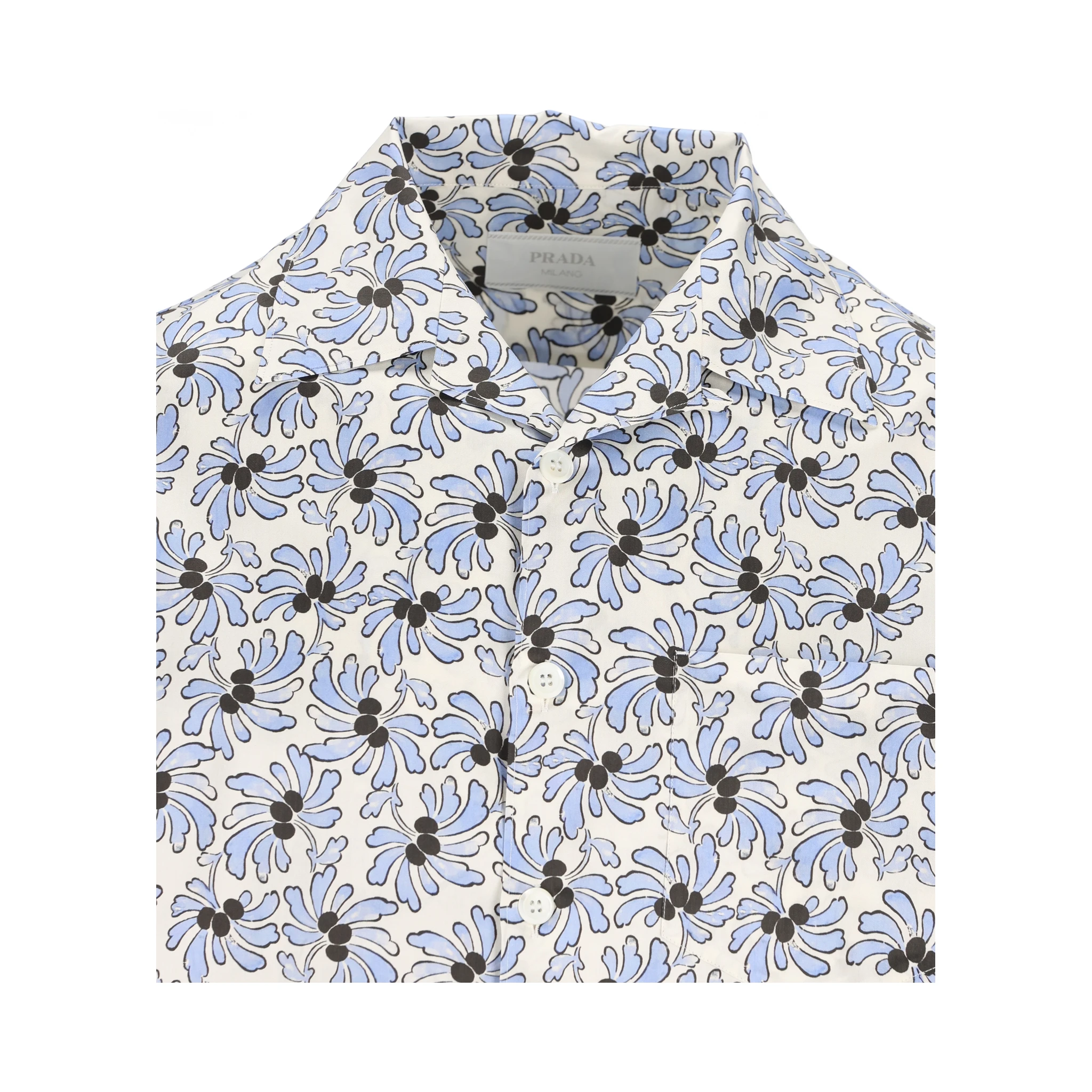 Prada Shirts Clear Blue