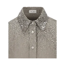 Brunello Cucinelli Shirts Grey