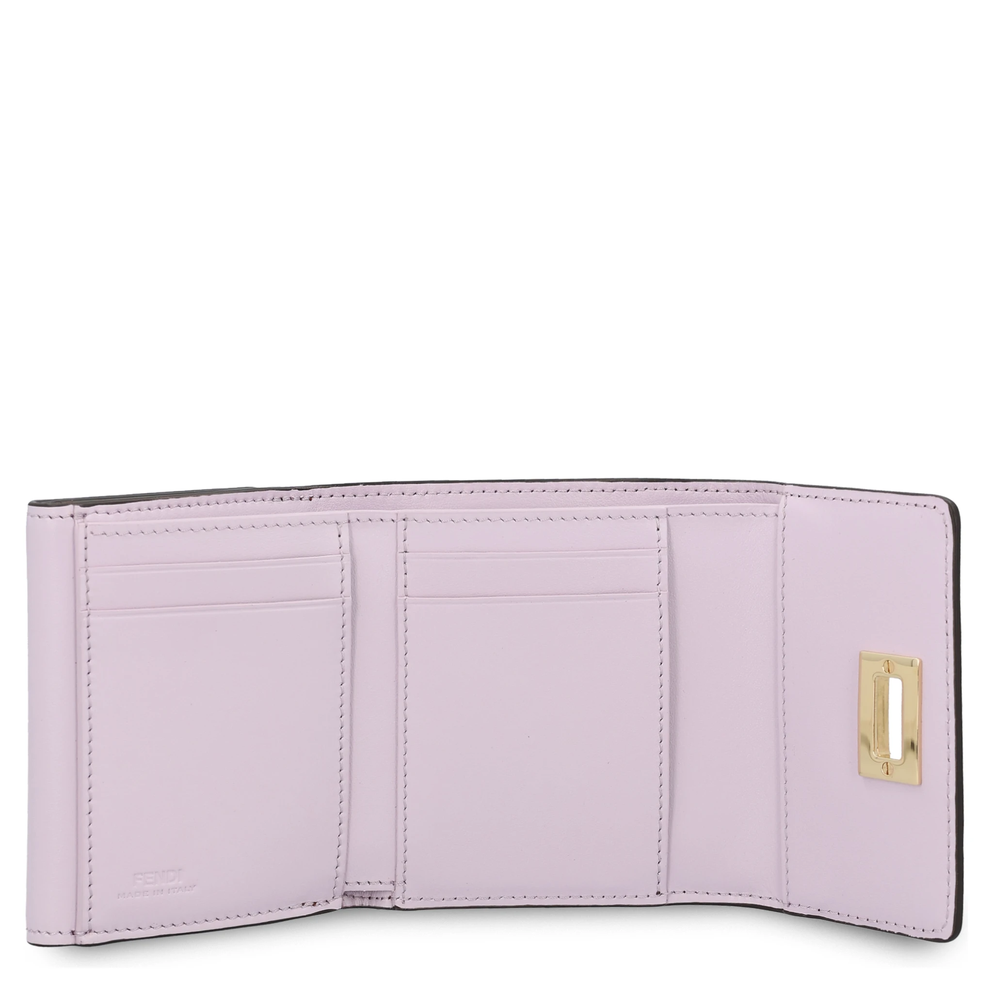 محفظة فندي بنية اللون