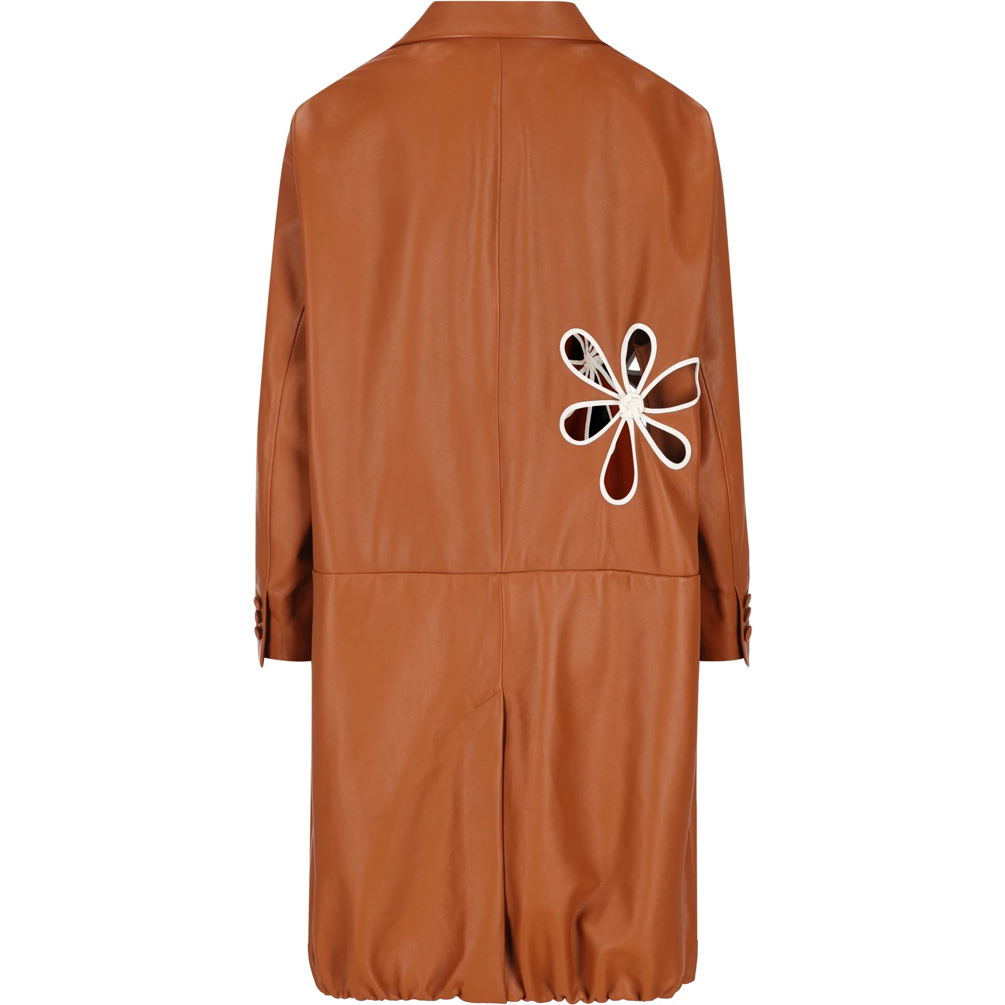 معطف فندي بني