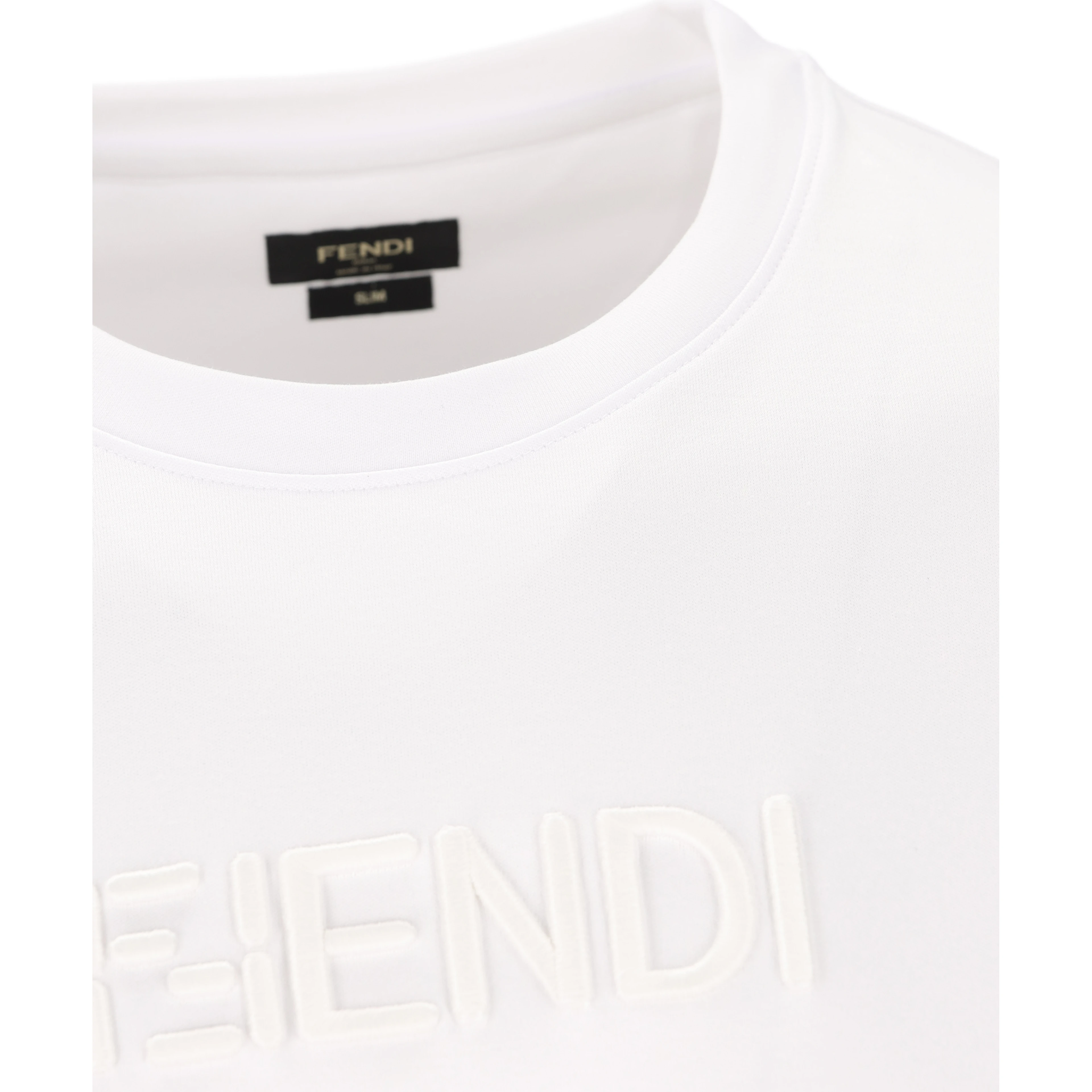 Fendi T-shirts and Polos White