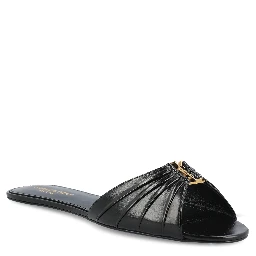 صندل سان لوران أسود