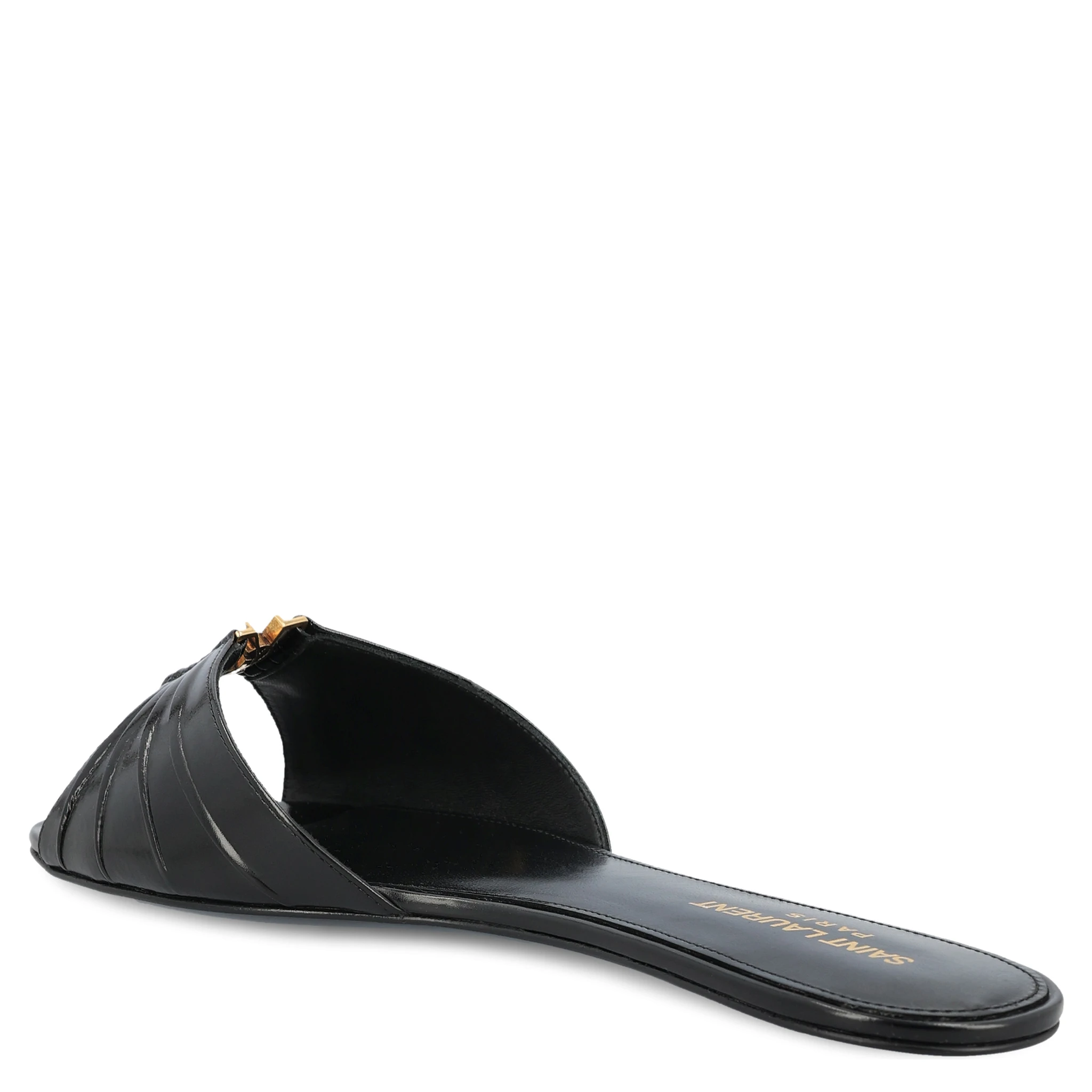 صندل سان لوران أسود