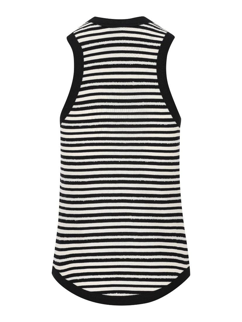 بلوزة سوداء من سان لوران