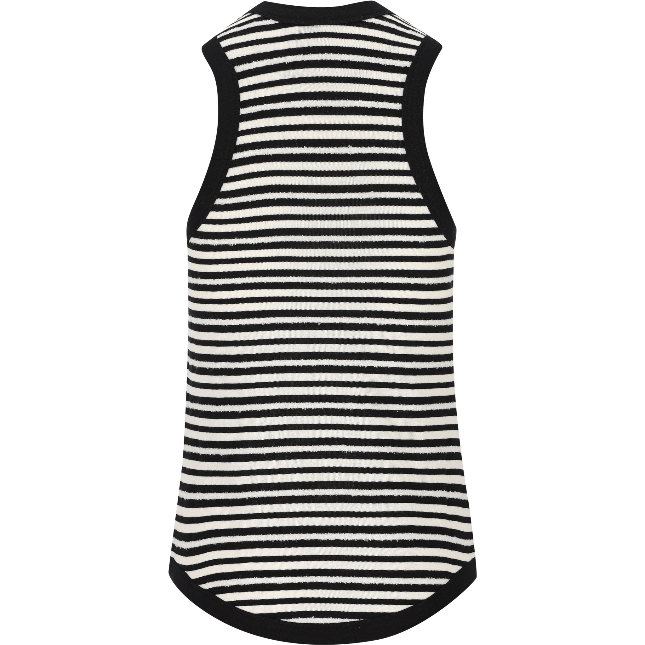 بلوزة سوداء من سان لوران