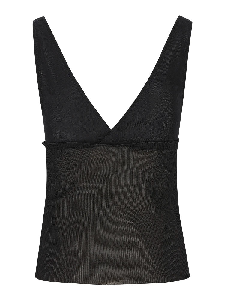 بلوزة سوداء من سان لوران alternative