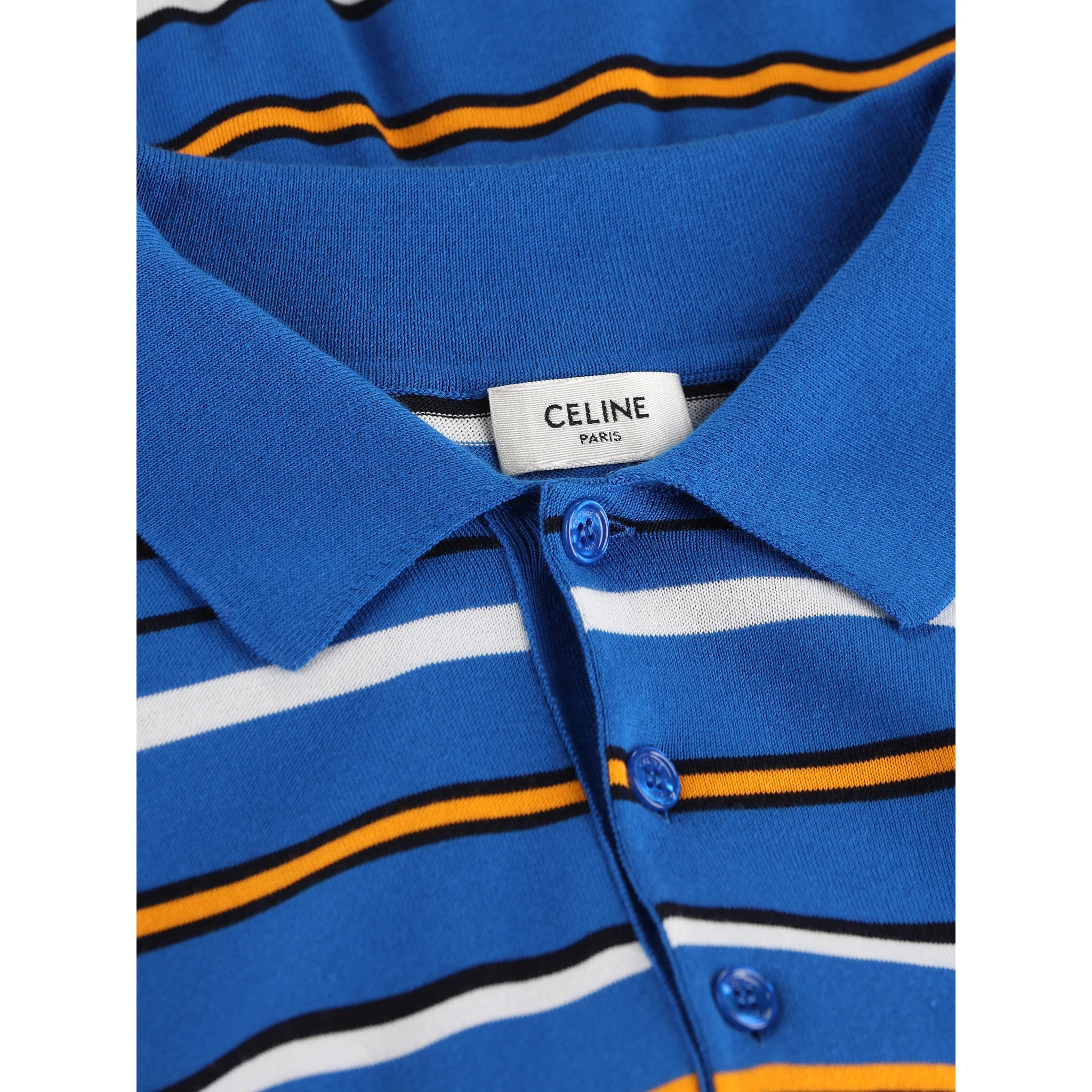 Céline T-shirts and Polos Blue