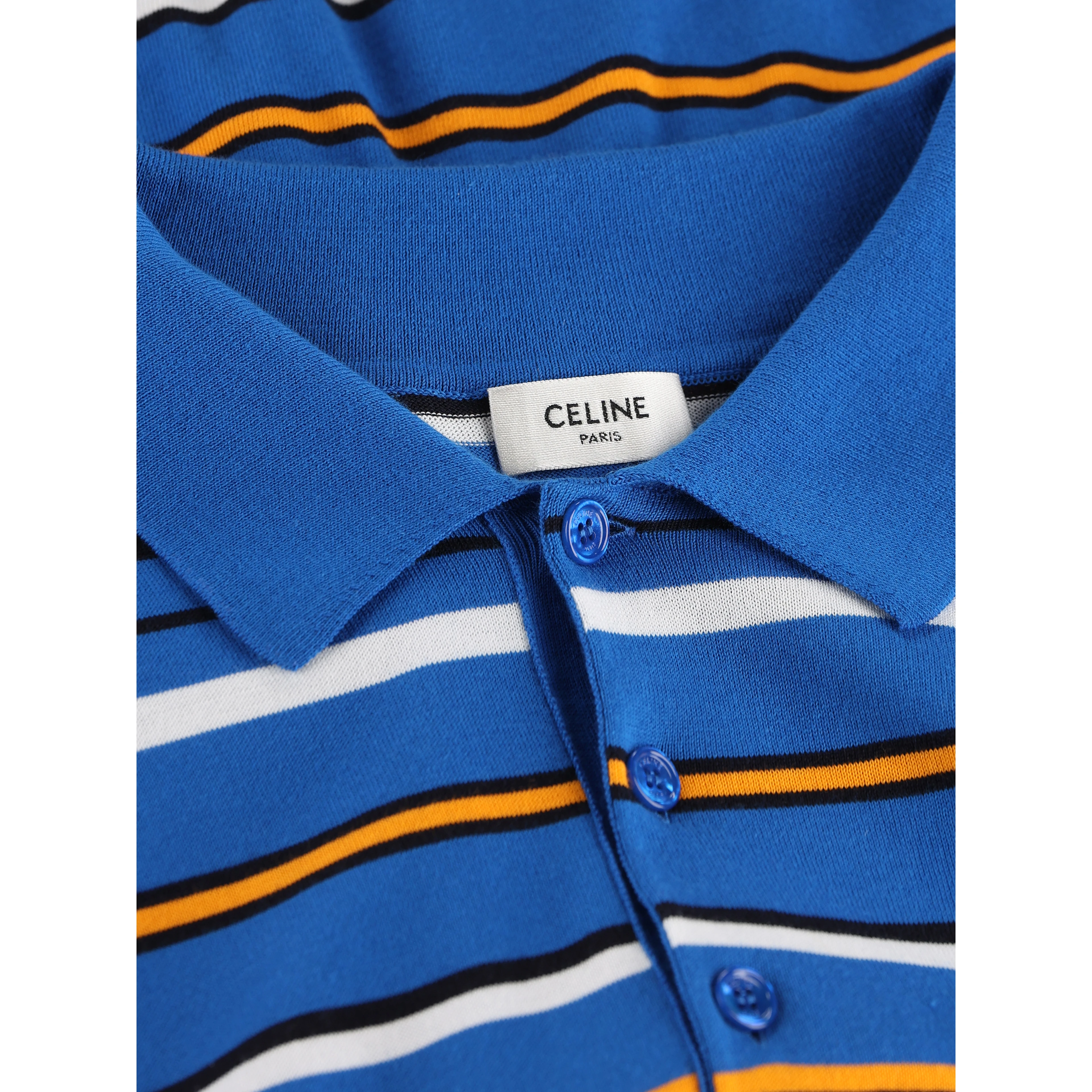 Céline T-shirts and Polos Blue
