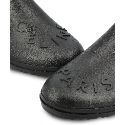 حذاء مسطح أسود من سيلين