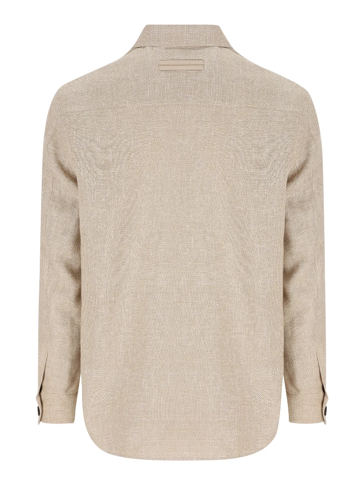 ZEGNA Shirts Beige alternative