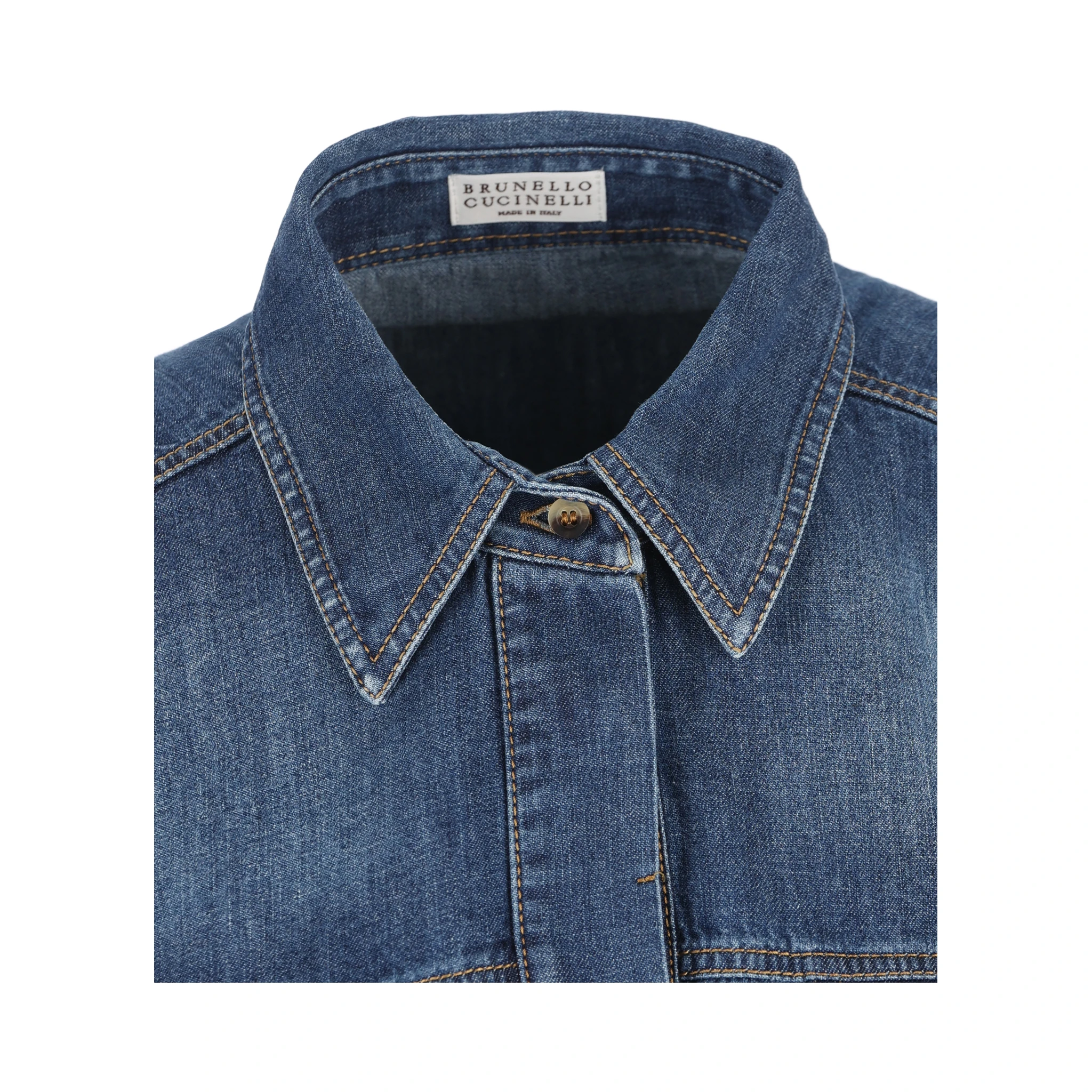 قمصان برونيلو كوتشينيللي باللون الأزرق