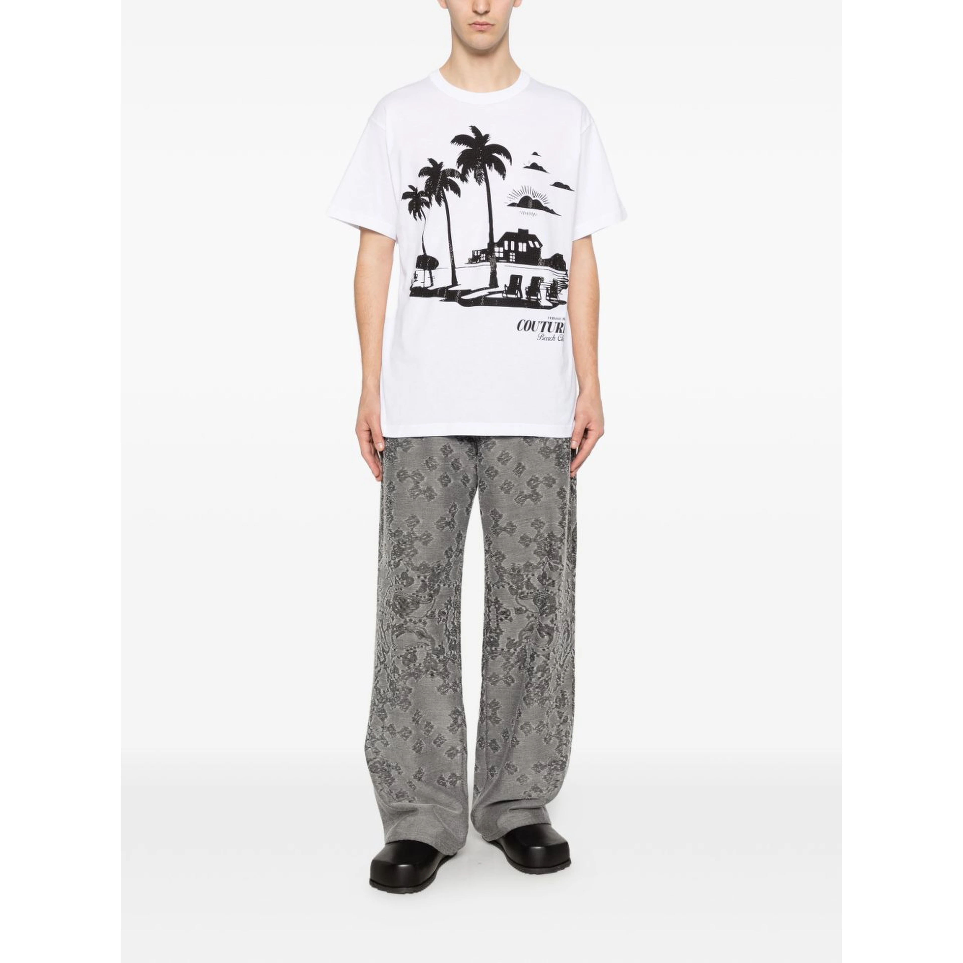 VERSACE JEANS COUTURE T-shirts and Polos White