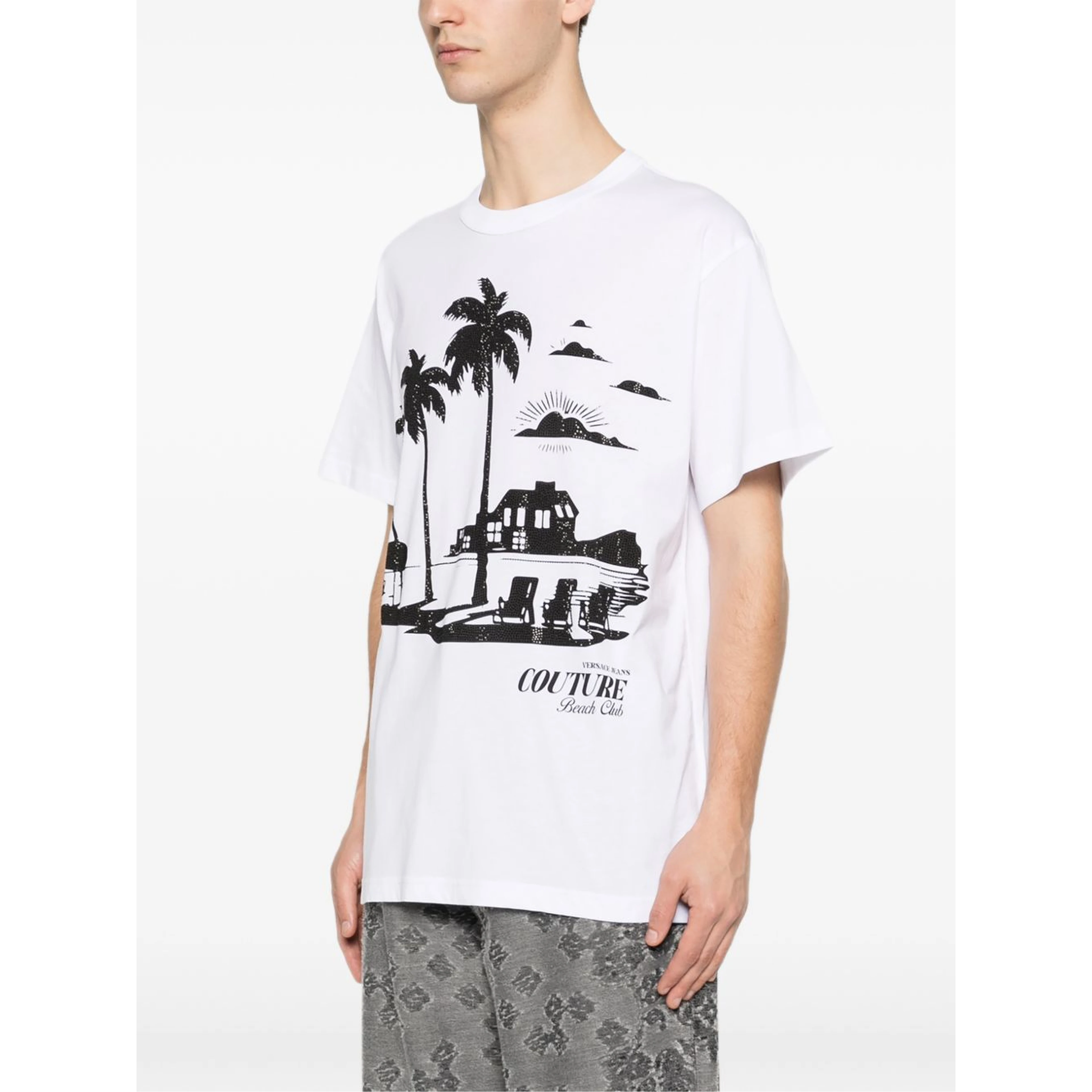 VERSACE JEANS COUTURE T-shirts and Polos White