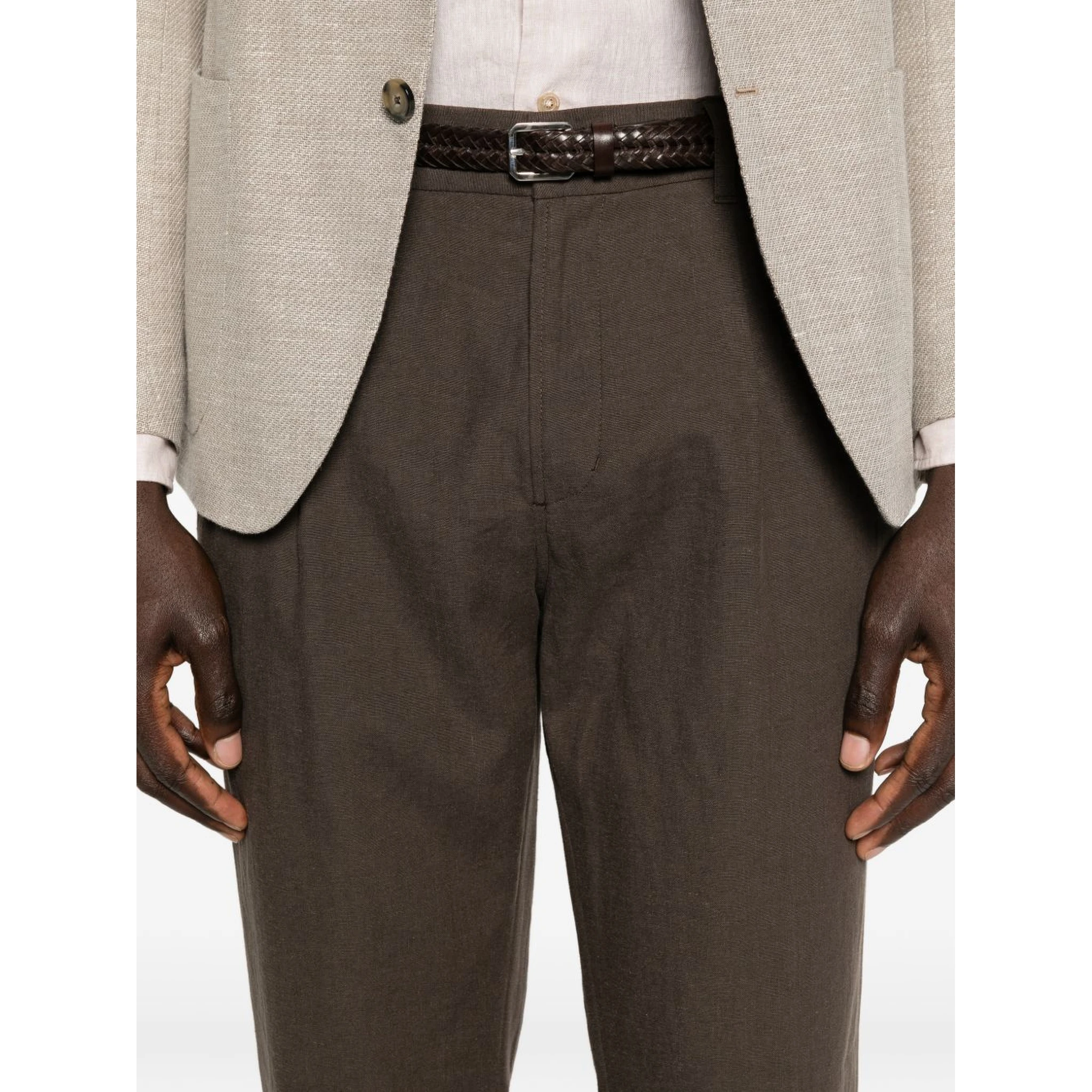 Herno Trousers Brown