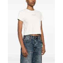 تيشيرتات وبولو من MAISON KITSUNE باللون البيج