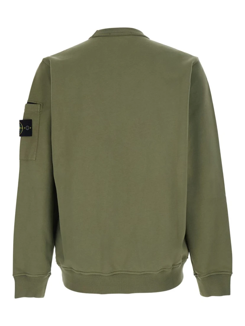 Stone Island Sweaters Green