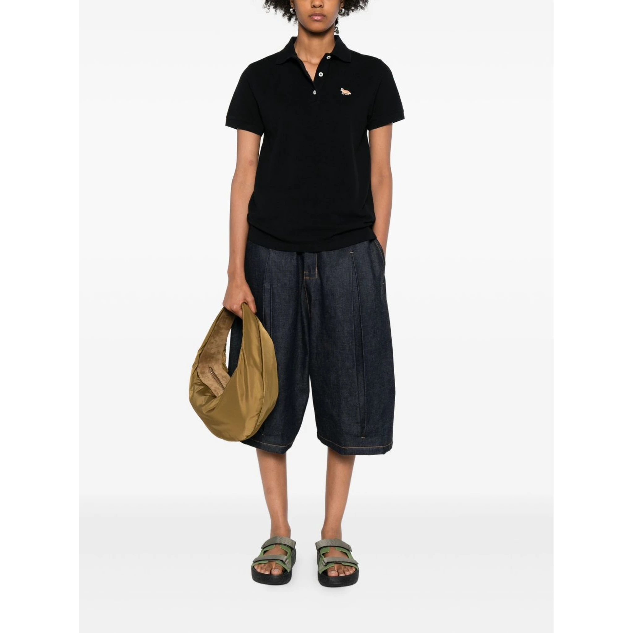 MAISON KITSUNE' T-shirts and Polos Black